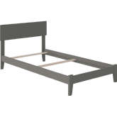 Orlando Twin XL Bed in Atlantic Grey