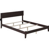 Orlando KIng Bed with Open Footboard & Turbo Charger in Espresso