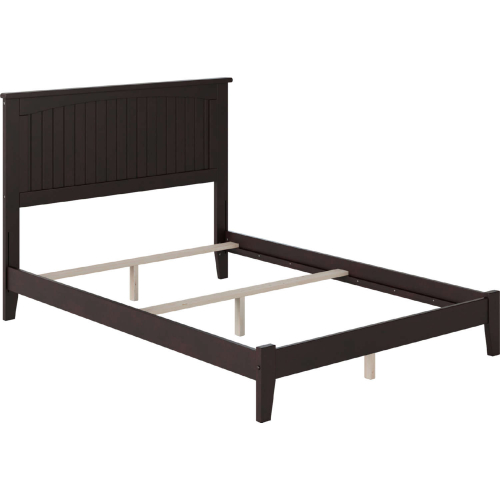 Nantucket Full Bed with Open Footboard & Turbo Charger in Espresso