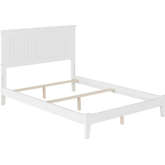 Nantucket Full Bed with Open Footboard & Turbo Charger in White