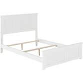 Nantucket Full Bed with Matching Footboard in White
