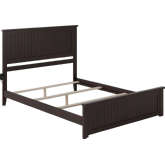 Nantucket Queen Bed with Matching Footboard in Espresso