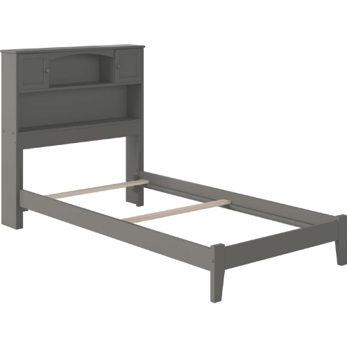 Newport Twin Traditional Bed in Atlantic Grey