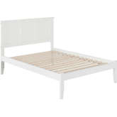 Madison Full Bed w/ Open Foot Rail in White