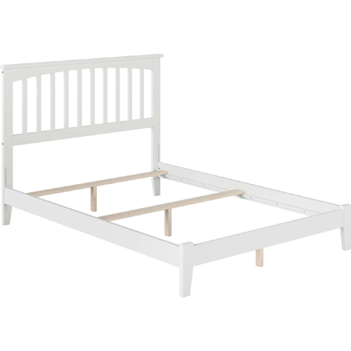 Mission Full Bed with Open Footboard & Turbo Charger in White