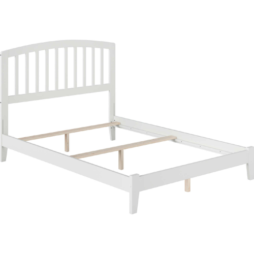 Richmond Full Bed with Open Footboard & Turbo Charger in White