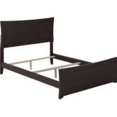 Metro Full Bed with Matching Footboard in Espresso