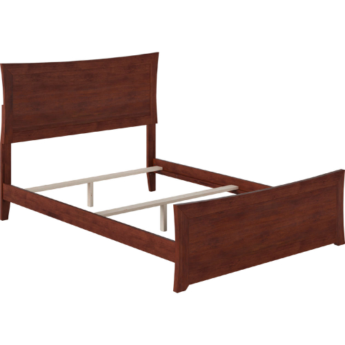 Metro Full Bed with Matching Footboard in Walnut