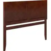 Canyon Queen Chevron Panel Headboard in Walnut Wood