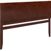 Canyon King Chevron Panel Headboard in Walnut Wood