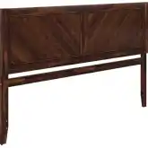 Canyon King Chevron Panel Headboard in Barnwood Wood