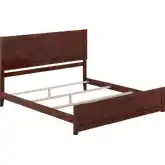 Canyon King Foundation Bed Frame w/ Footboard in Walnut Wood