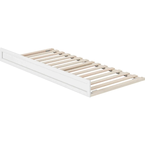 MCM Twin XL Trundle in White Wood