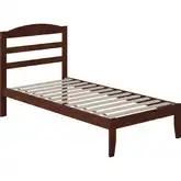 Warren Twin Bed in Walnut Finish