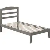 Warren Twin Bed in Grey Finish