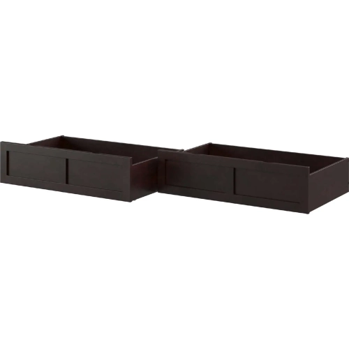 Island Twin Full Underbed Drawer in Espresso (Set of 2)