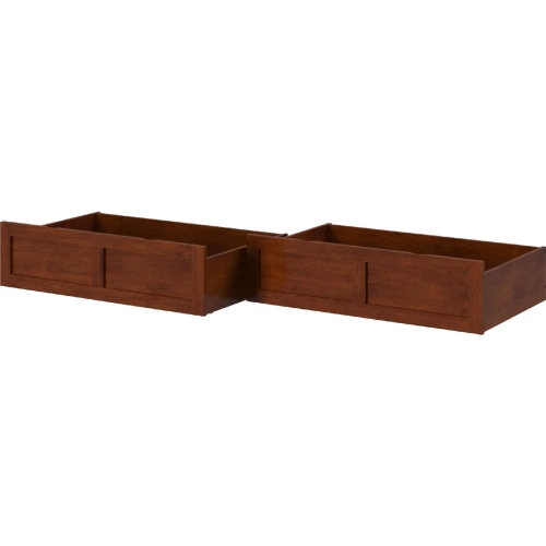 Island Twin Full Underbed Drawer in Antique Walnut Finish
