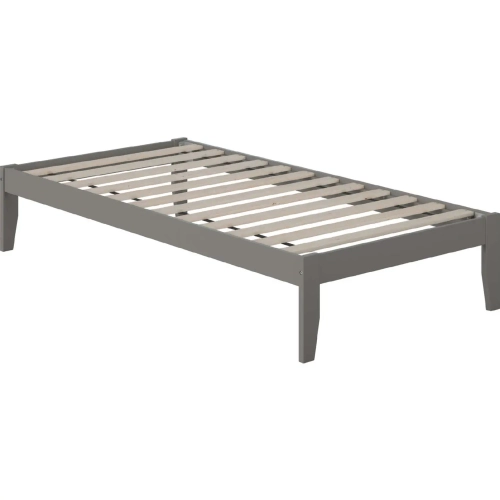 Colorado Twin Bed with USB Turbo Charger in Grey