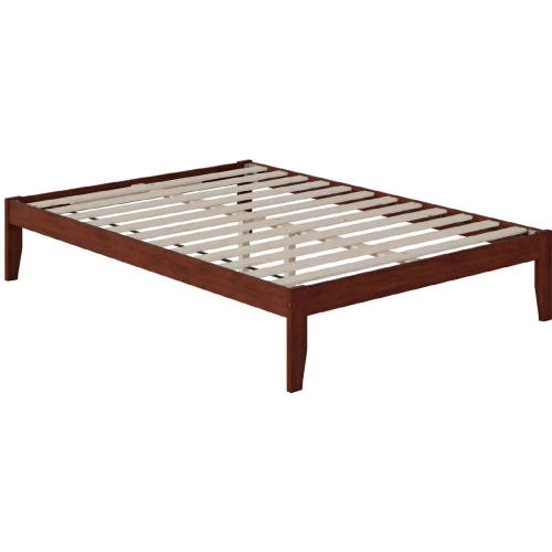 Colorado Full Bed with USB Turbo Charger in Walnut