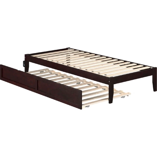 Colorado Twin XL Bed with Twin XL Trundle in Espresso