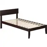 Boston Twin Bed in Espresso