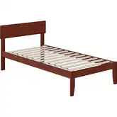 Boston Twin Bed in Walnut