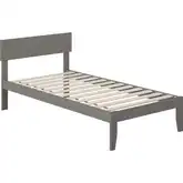 Boston Twin Bed in Grey