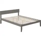 Boston Queen Bed in Grey