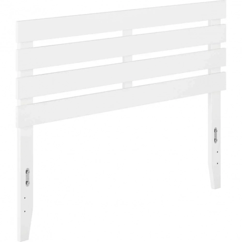 Oxford Full Headboard with USB Turbo Charger in White