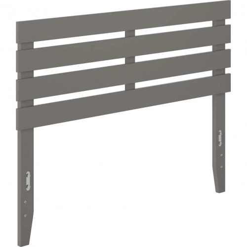 Oxford Full Headboard with USB Turbo Charger in Grey