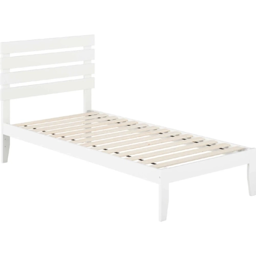 Oxford Twin Extra Long Bed with USB Turbo Charger in White