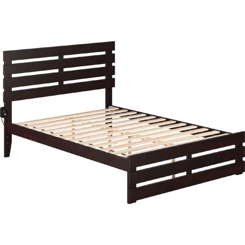 Oxford Full Bed with Footboard in Espresso Finish