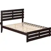 Oxford Full Bed with Footboard in Espresso Finish