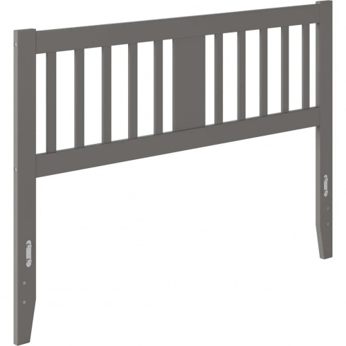 Tahoe Queen Headboard with USB Turbo Charger in Grey