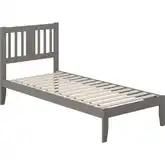 Tahoe Twin XL Bed with USB Turbo Charger in Grey