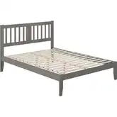 Tahoe Queen Bed with USB Turbo Charger in Grey