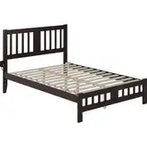 Tahoe Full Bed with Footboard in Espresso Finish Wood