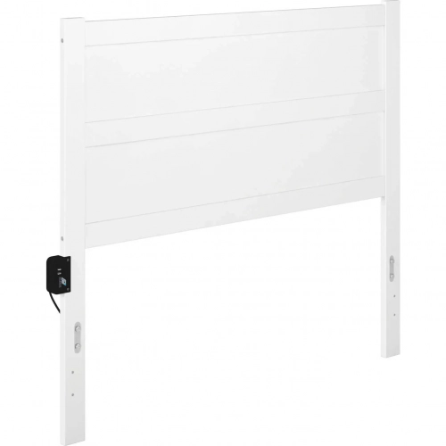 NoHo Full Headboard in White Finish