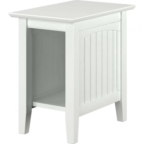 Nantucket Chair Side Table in White