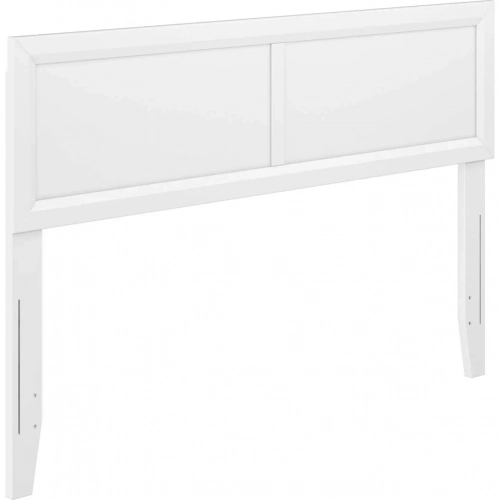 Sophia Full Headboard in White Finish Solid Wood