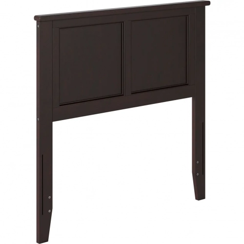 Madison Twin Panel Headboard in Espresso Wood