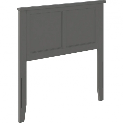 Madison Twin Panel Headboard in Grey Wood