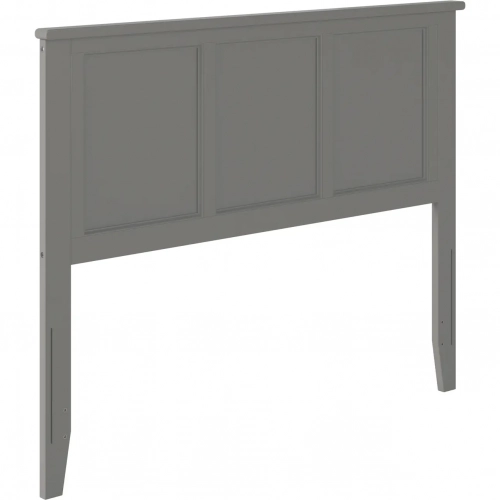 Madison Full Panel Headboard in Grey Wood