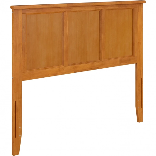Madison Full Panel Headboard in Toffee Wood