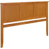 Madison King Panel Headboard in Toffee Wood