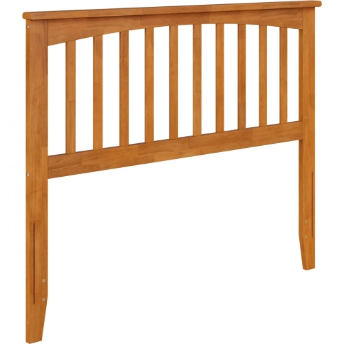 Mission Full Headboard in Toffee Wood