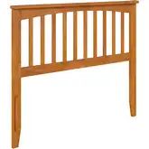 Mission Full Headboard in Toffee Wood