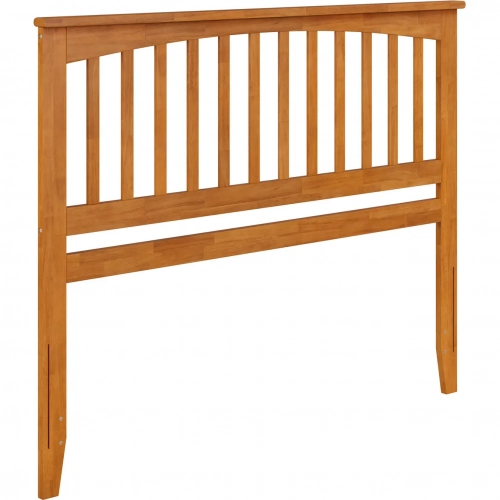Mission Queen Headboard in Toffee Wood