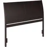 Portland Queen Sleigh Panel Headboard in Espresso Wood