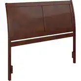 Portland Queen Sleigh Panel Headboard in Walnut Wood